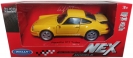 Метална кола с отварящи се врати Порше Porshe 911 turbo Welly